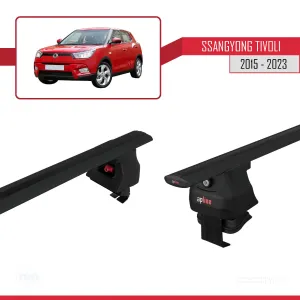 Ssangyong Tivoli 2015-2023 Arası ile uyumlu ACE-4 Ara Atkı Tavan Barı SİYAH thumb 5