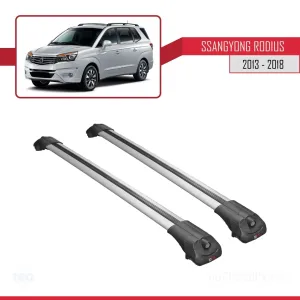 Ssangyong Rodius 2013-2018 Arası ile uyumlu ACE-1 Ara Atkı Tavan Barı GRİ - Görsel 3