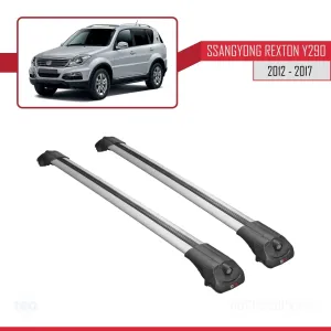 Ssangyong Rexton (Y290) 2012-2017 Arası ile uyumlu ACE-1 Ara Atkı Tavan Barı GRİ thumb 3