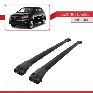 Ssangyong Korando (C) 2010-2019 (C200) Arası ile uyumlu ACE-1 Ara Atkı Tavan Barı SİYAH - Görsel 3