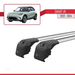 Smart #1 2022 ve Sonrası ile uyumlu ACE-2 Ara Atkı Tavan Barı GRİ thumb 4