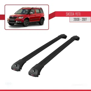 Skoda Yeti 2009-2017 Arası ile uyumlu ACE-1 Ara Atkı Tavan Barı SİYAH - Görsel 3