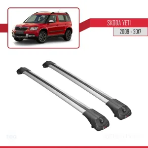 Skoda Yeti 2009-2017 Arası ile uyumlu ACE-1 Ara Atkı Tavan Barı GRİ - Görsel 3