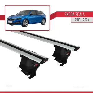 Skoda Scala 2019 ve Sonrası ile uyumlu ACE-4 Ara Atkı Tavan Barı GRİ - Görsel 3