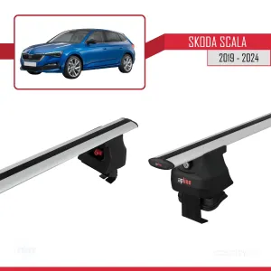 Skoda Scala 2019 ve Sonrası ile uyumlu ACE-4 Ara Atkı Tavan Barı GRİ - Görsel 4