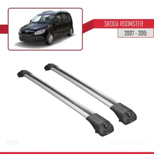 Skoda Roomster 2007-2015 Arası ile uyumlu ACE-1 Ara Atkı Tavan Barı GRİ thumb 3