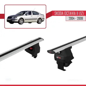Skoda Octavia II (1Z) 2004-2008 Arası ile uyumlu ACE-4 Ara Atkı Tavan Barı GRİ thumb 5