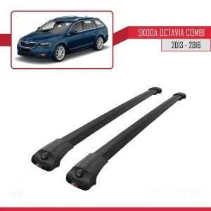 Skoda Octavia COMBI 2013-2016 Arası ile uyumlu ACE-1 Ara Atkı Tavan Barı SİYAH - Görsel 3