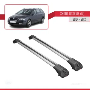 Skoda Octavia (1Z) 2004-2012 Arası ile uyumlu ACE-1 Ara Atkı Tavan Barı GRİ - Görsel 3