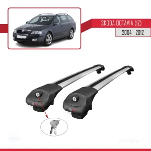 Skoda Octavia (1Z) 2004-2012 Arası ile uyumlu ACE-1 Ara Atkı Tavan Barı GRİ - Görsel 4