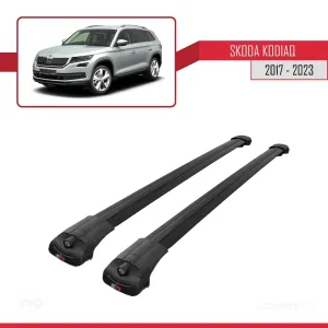 Skoda Kodiaq 2017-2023 Arası ile uyumlu ACE-1 Ara Atkı Tavan Barı SİYAH thumb 3