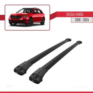 Skoda Kamiq 2019 ve Sonrası ile uyumlu ACE-1 Ara Atkı Tavan Barı SİYAH thumb 3