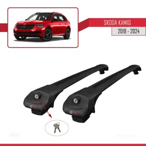 Skoda Kamiq 2019 ve Sonrası ile uyumlu ACE-1 Ara Atkı Tavan Barı SİYAH thumb 4