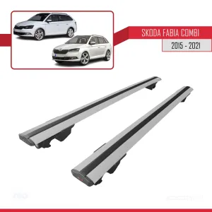 2015-2021 Arası ile uyumlu HOOK Model Anahtar Kilitli Ara Atkı Tavan Barı GRİ - Görsel 4