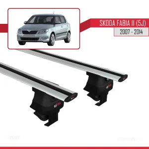 Skoda Fabia II (5J) 2007-2014 Arası ile uyumlu ACE-4 Ara Atkı Tavan Barı GRİ - Görsel 2