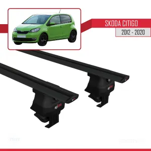 Skoda Citigo 2012-2020 Arası ile uyumlu ACE-4 Ara Atkı Tavan Barı SİYAH - Görsel 4