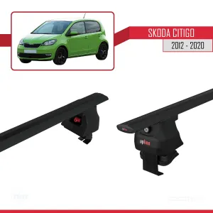 Skoda Citigo 2012-2020 Arası ile uyumlu ACE-4 Ara Atkı Tavan Barı SİYAH - Görsel 5