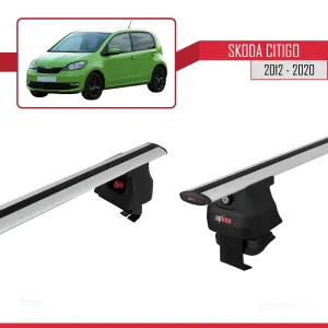 Skoda Citigo 2012-2020 Arası ile uyumlu ACE-4 Ara Atkı Tavan Barı GRİ - Görsel 3