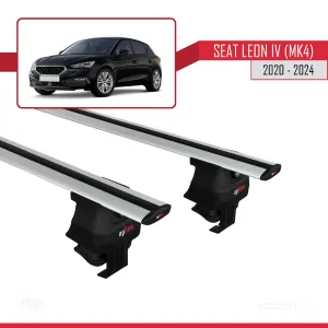 Seat Leon IV (MK4) 2020 ve Sonrası ile uyumlu ACE-4 Ara Atkı Tavan Barı GRİ - Görsel 3