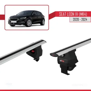 Seat Leon IV (MK4) 2020 ve Sonrası ile uyumlu ACE-4 Ara Atkı Tavan Barı GRİ - Görsel 4