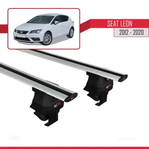 Seat Leon III (MK3) 2012-2020 Arası ile uyumlu ACE-4 Ara Atkı Tavan Barı GRİ - Görsel 2