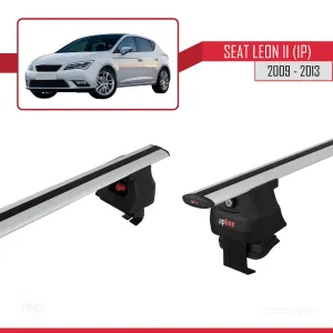 Seat Leon II (1P) 2009-2013 Arası ile uyumlu ACE-4 Ara Atkı Tavan Barı GRİ thumb 3