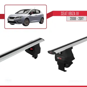 Seat Ibiza IV 2008-2017 Arası ile uyumlu ACE-4 Ara Atkı Tavan Barı GRİ - Görsel 3