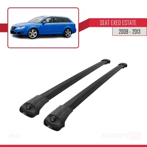 Seat Exeo 3R9 2009-2013 Arası ile uyumlu ACE-1 Ara Atkı Tavan Barı SİYAH - Görsel 3
