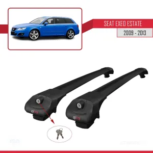 Seat Exeo 3R9 2009-2013 Arası ile uyumlu ACE-1 Ara Atkı Tavan Barı SİYAH thumb 4