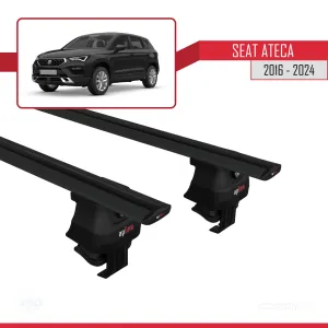 Seat Ateca 2016 ve Sonrası ile uyumlu ACE-4 Ara Atkı Tavan Barı SİYAH thumb 4