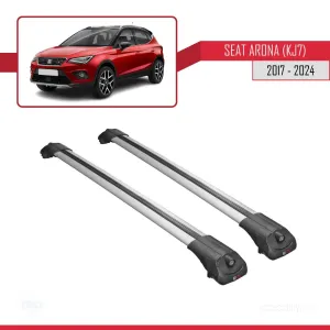 Seat Arona (KJ7) 2017 ve Sonrası ile uyumlu ACE-1 Ara Atkı Tavan Barı GRİ - Görsel 3