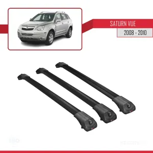 Saturn Vue Opel Antara 2008-2010 Arası ile uyumlu ACE-1 Ara Atkı Tavan Barı SİYAH 3 ADET BAR thumb 3