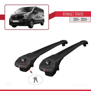 Renault Trafic 2014 ve Sonrası (X82) ile uyumlu ACE-1 Ara Atkı Tavan Barı SİYAH - Görsel 4