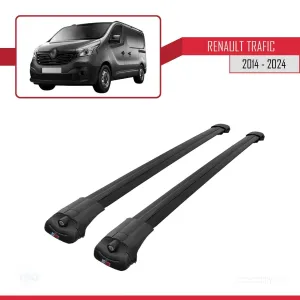 Renault Trafic 2014 ve Sonrası ile uyumlu ACE-1 Ara Atkı Tavan Barı SİYAH thumb 3