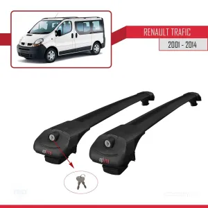 Renault Trafic 2001-2014 (X83) Arası ile uyumlu ACE-1 Ara Atkı Tavan Barı SİYAH - Görsel 4