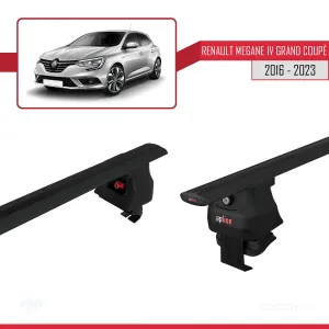 Renault Megane IV Grand Coupé 2016-2023 Arası ile uyumlu ACE-4 Ara Atkı Tavan Barı SİYAH thumb 5