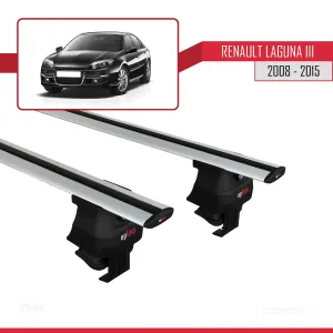 Renault Laguna III 2008-2015 Arası ile uyumlu ACE-4 Ara Atkı Tavan Barı GRİ - Görsel 2