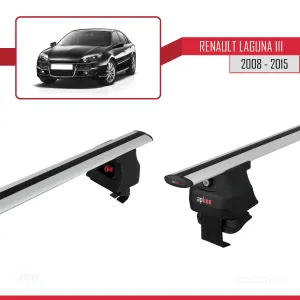 Renault Laguna III 2008-2015 Arası ile uyumlu ACE-4 Ara Atkı Tavan Barı GRİ - Görsel 3