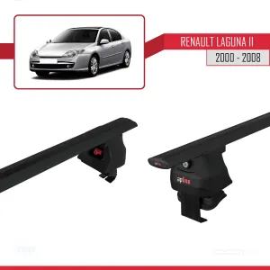 Renault Laguna II 2000-2008 Arası ile uyumlu ACE-4 Ara Atkı Tavan Barı SİYAH - Görsel 5