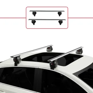 Renault Laguna II 2000-2008 Arası ile uyumlu ACE-4 Ara Atkı Tavan Barı GRİ - Görsel 2