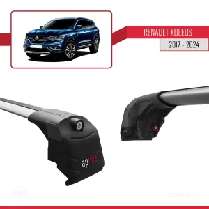 Renault Koleos 2017 ve Sonrası ile uyumlu ACE-2 Ara Atkı Tavan Barı GRİ - Görsel 5