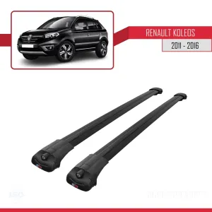 Renault Koleos 2011-2016 Arası ile uyumlu ACE-1 Ara Atkı Tavan Barı SİYAH - Görsel 3