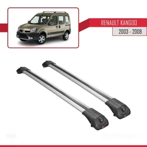 Renault Kangoo 2003-2008 Arası ile uyumlu ACE-1 Ara Atkı Tavan Barı GRİ - Görsel 3