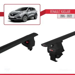 Renault Kadjar 2015-2022 Arası ile uyumlu ACE-4 Ara Atkı Tavan Barı SİYAH - Görsel 5