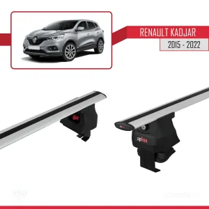 Renault Kadjar 2015-2022 Arası ile uyumlu ACE-4 Ara Atkı Tavan Barı GRİ - Görsel 3