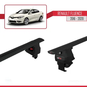 Renault Fluence 2016-2020 Arası ile uyumlu ACE-4 Ara Atkı Tavan Barı SİYAH thumb 5