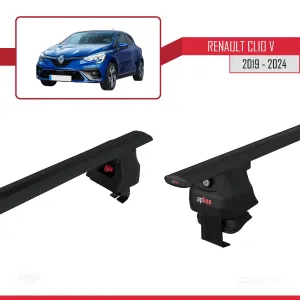 Renault Clio V 2019 ve Sonrası ile uyumlu ACE-4 Ara Atkı Tavan Barı SİYAH - Görsel 5