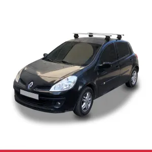 Renault Clio III 2006-2012 Arası ile uyumlu ACE-4 Ara Atkı Tavan Barı GRİ thumb 2