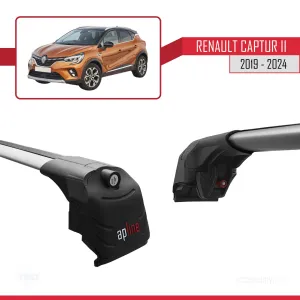 Renault Captur II 2019 ve Sonrası ile Uyumlu ACE-2 Ara Atkı Tavan Barı GRİ - Görsel 4