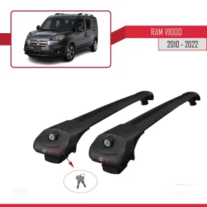 Ram V1000 2010-2022 Arası ile uyumlu ACE-1 Ara Atkı Tavan Barı SİYAH thumb 4